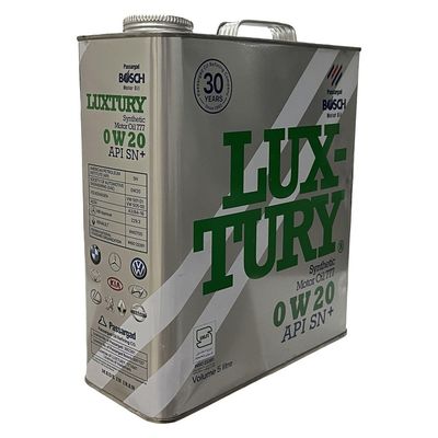 روغن موتور خودرو بوش مدل لاکچری 0W20 SN PLUS حجم 5 لیتر