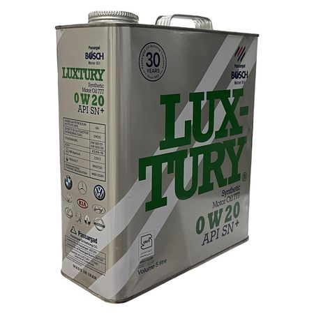 روغن موتور خودرو بوش مدل لاکچری 0W20 SN PLUS حجم 5 لیتر