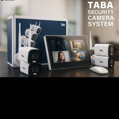 پک 4 کانال دوربین بیسیم مانیتوردار 3 مگاپیکسل تابا CAMERA MAX