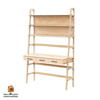 میز کتابخانه دار 3 کشو گود وود (GOOD WOOD)