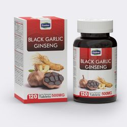 قرص سیر سیاه و جینسنگ 120 عددی | تقویت قوای جسمی