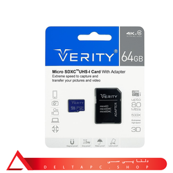 کارت حافظه microSDHC وریتی مدل Final 533X کلاس 10 استاندارد UHS-I U3 سرعت 80MBps ظرفیت 64 گیگابایت به همراه آداپتور SD