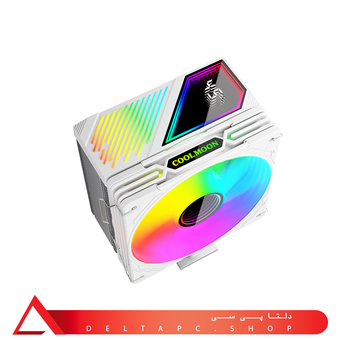 خنک کننده پردازنده - دیجیتال COOLMOON GT600 DIGITAL | سفید | سوکت LGA 1700 , AMD , LGA 1851 |  شش پایپ مسی
