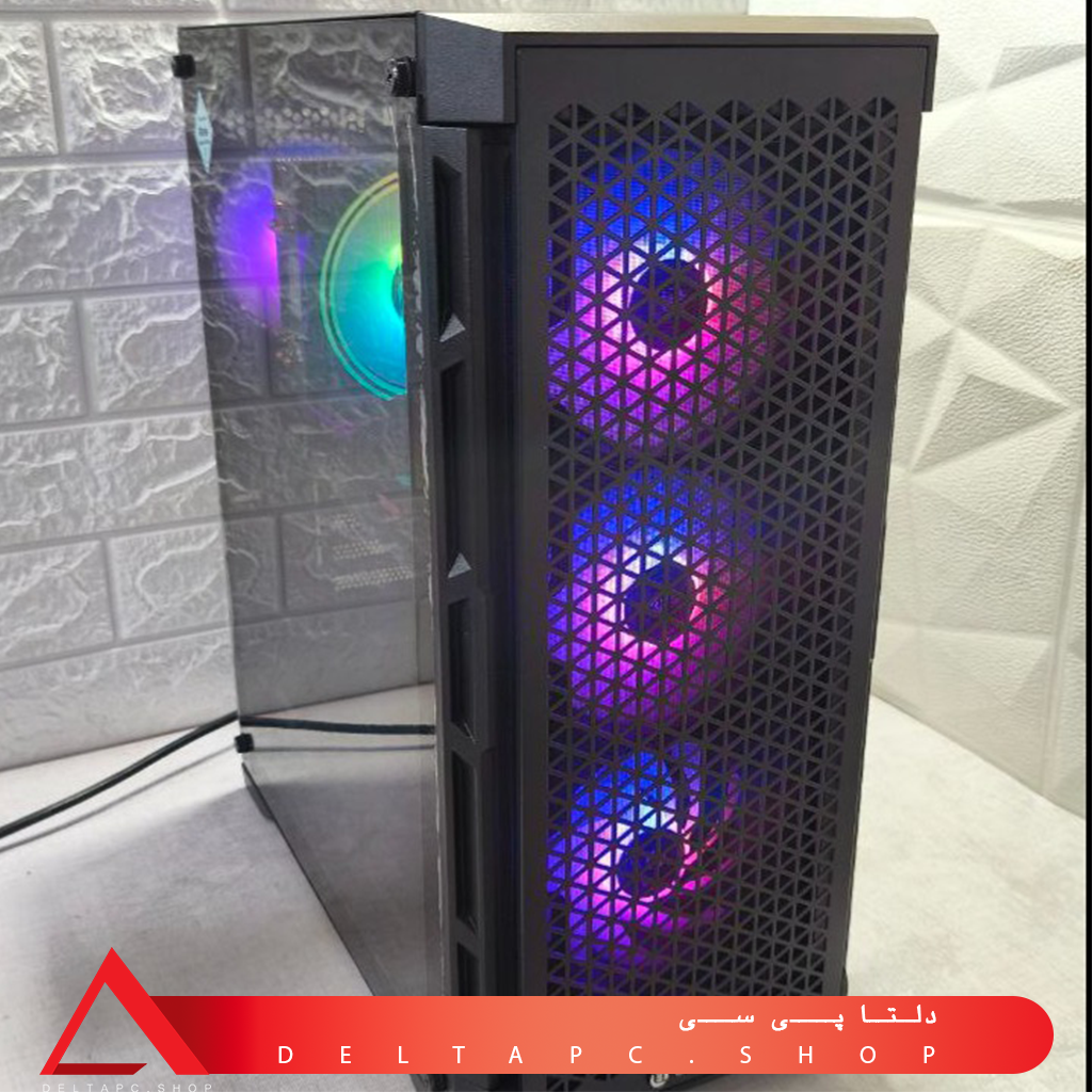 سیستم گیمینگ و کیس  اقساطی نسل 12 |  H610 | XFX RX580 | RAM 16 | INTEL i3 12100F | M.2 512