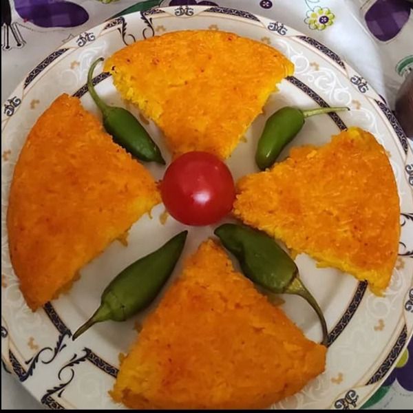 ته دیگ زعفرانی