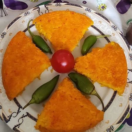 ته دیگ  زعفرانی