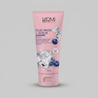ماسک کرمی صورت و بدن وارمی مدل بلوبری 150 میلی‌لیتر با خاصیت آبرسانی، روشن‌کننده و پاکسازی عمقی منافذ، حاوی ویتامین C، کائو*121