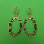 گوشواره زنانه مدل بیضی 04