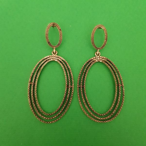 گوشواره زنانه مدل بیضی 04