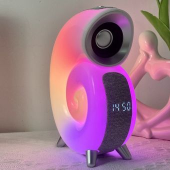 اسپیکر بلوتوثی شارژی قابل حمل مدل حلزونی RGB