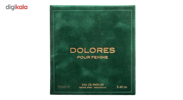 ادو پرفیوم زنانه فراگرنس ورد مدل DOLORES Pour Femme حجم 100 میلی لیتر