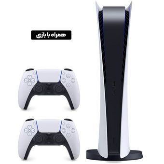 خرید ps5 دیجیتال ریجن 3 با دو دسته همراه با بازی | قیمت ps5 1200 دو دسته با بازی ریفر