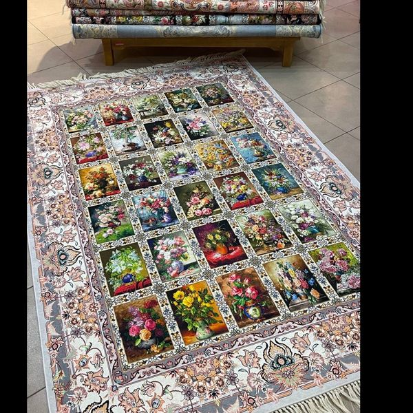 روفرشی کشدار ‌و فرشینه ترمزدار شیراز طرح گلستانه - کد 227