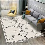 روفرشی کشدار، فرشینه ترمزدار شیراز طرح مراکشی - کد 372