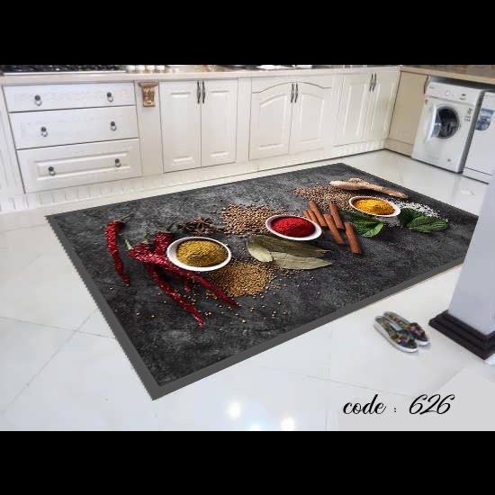 روفرشی کشدار و فرشینه ترمزدار شیراز طرح آشپزخانه زیبا - کد 626