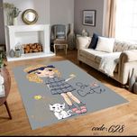 روفرشی کشدار و فرشینه ترمزدار شیراز طرح کودک زیبا - کد 628