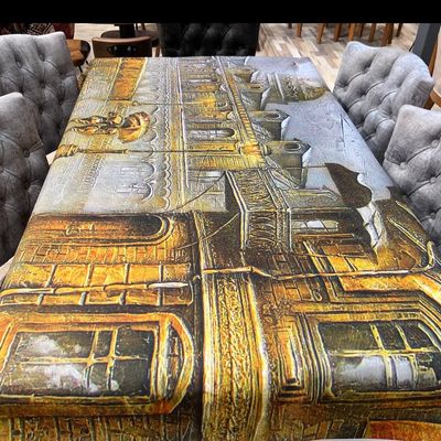 رومیزی مخمل شیراز کد 213 – ضدلک برای زیرسفره