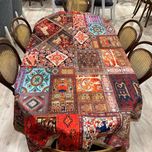 رومیزی مخمل شیراز کد 211 – ضدلک برای زیرسفره