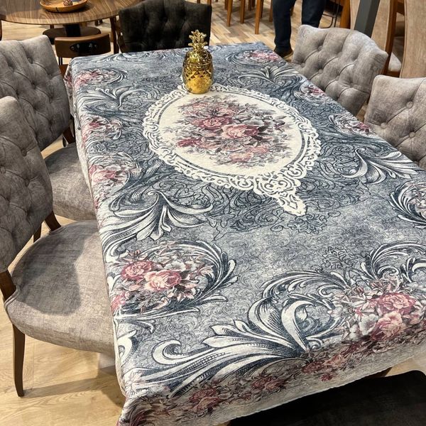 رومیزی مخمل شیراز کد 215 – ضدلک برای زیرسفره