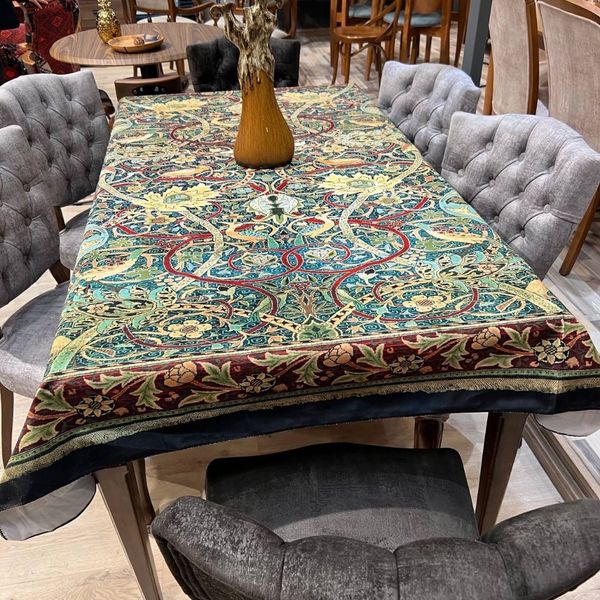 رومیزی مخمل شیراز کد 208 – شیک و ضدلک برای زیرسفره