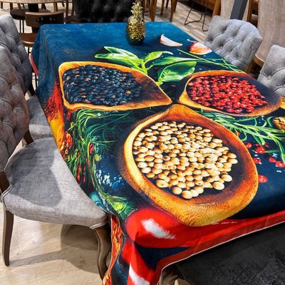 رومیزی مخمل شیراز کد 207 – شیک و ضدلک برای زیرسفره