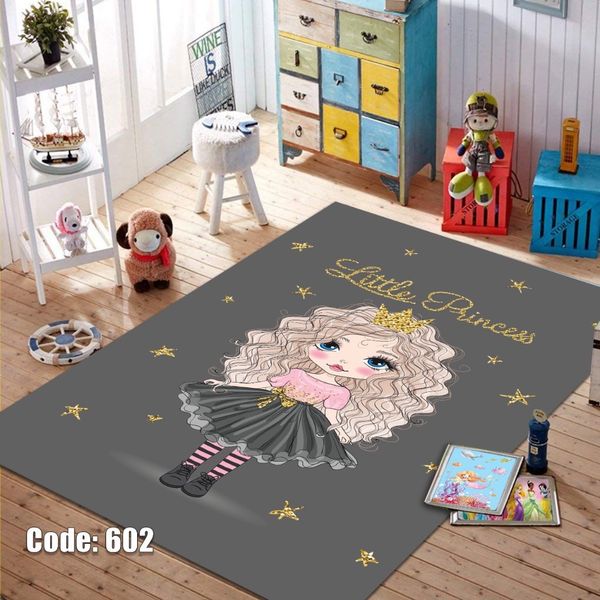 روفرشی کشدار و فرشینه ترمزدار شیراز طرح کودک تارا - کد 602