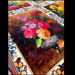 روفرشی کشدار ‌و فرشینه ترمزدار شیراز طرح گلستانه - کد 227