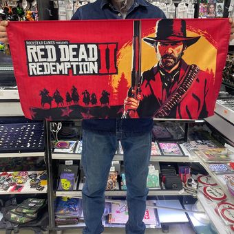 بک دراپ ردد 2 سایز پرچم