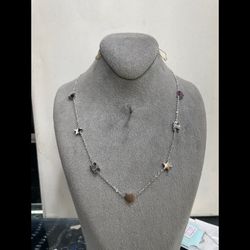 گردنبند ریسه و قلب و ستاره