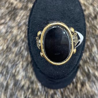 انگشتر کلاسیک بیضی طلایی