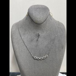 گردنبند بینهایت نگین دار