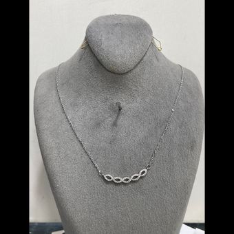 گردنبند بینهایت نگین دار