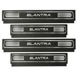 برچسب پارکابی خودرو مهدیار طرح چرم کد SP151 مناسب برای النترا بسته 4 عددی