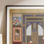 تابلو طرح محراب کد 0001 فریم سفید