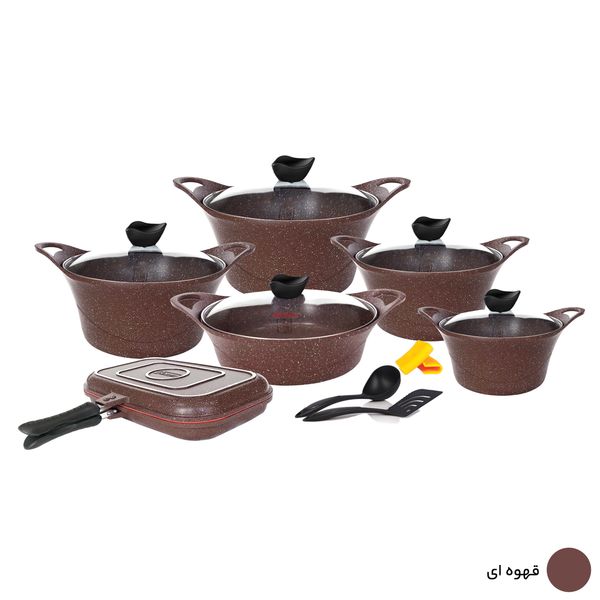 سرویس پخت و پز 15 پارچه کاندید مدل کاپری