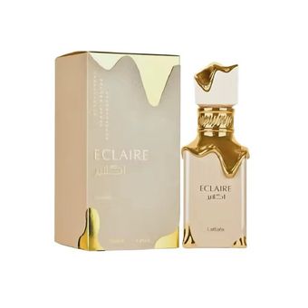 ادوپرفیوم زنانه لطافه مدل اکلایر eclaire با رایحه گرم حجم 100 میلی‌لیتر