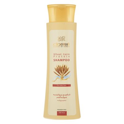 شامپو مو پروتئینه جوانه گندم سینره مدل Wheat Germ حجم 250 میلی‌لیتر