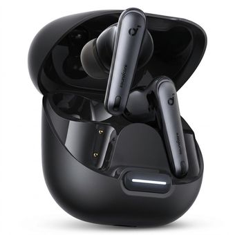 هدفون بلوتوثی انکر مدل Soundcore Liberty 4 NC با نویز کنسلینگ فعال (ANC)، درگاه شارژ USB Type-C، پشتیبانی از فرمان لمسی، مقاوم د
