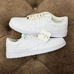 نایکی جردن 1 ترویس اسکات بدون ساق وایت پارتی || Nike Jordan 1 Travis scott 1 Low White Party