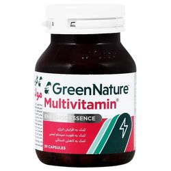 کپسول مولتی ویتامین گرین نیچر بسته 30 عددی