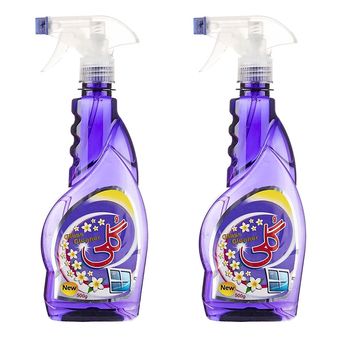 شیشه پاک کن گلی  مدل p2 حجم 500 میلی لیتر 2 عددی