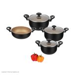 سرویس پخت و پز 7 پارچه هرا مدل Granite T