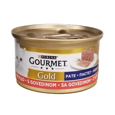 کنسرو گربه بالغ گورمت گلد با طعم گوشت گاو / Gourmet-gold with beef