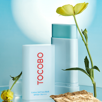 ضد آفتاب استیکی حاوی عصاره پنبه توکوبو کتان سافت با SPF50+ و PA++++ Tocobo Cotton Soft Sun Stick SPF50+ PA++++