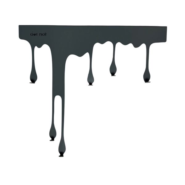 آویز لباس بزرگ طوسی dropiron