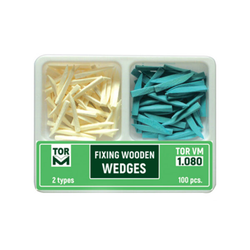 وج چوبی  آناتومیک  100 عددی دو رنگ TorVM