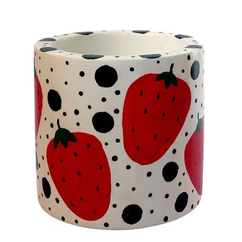 جامدادی رومیزی طرح توت فرنگی