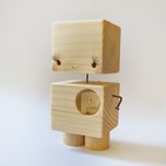 آدمک چوبی با حرف دلخواه شما