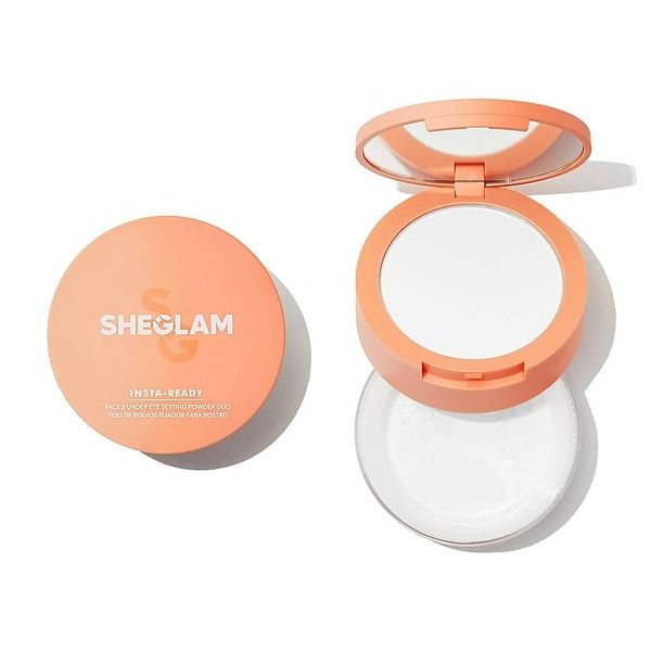 پودر فیکس دو کاره شیگلم SHEGLAM INSTA-READY FACE & UNDER EYE SETTING POWDER DUO
