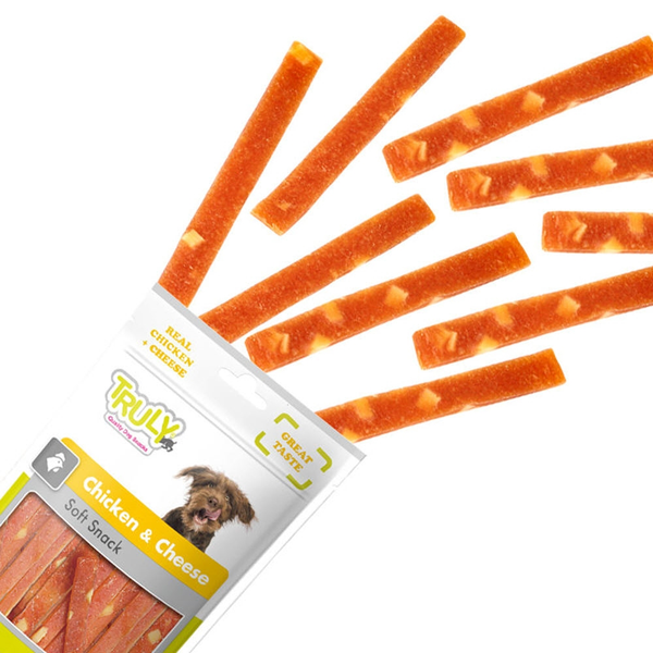 تشویقی سگ ترولی (ونپی) مدل مرغ و پنیر، نرم Truly Chicken and Cheese